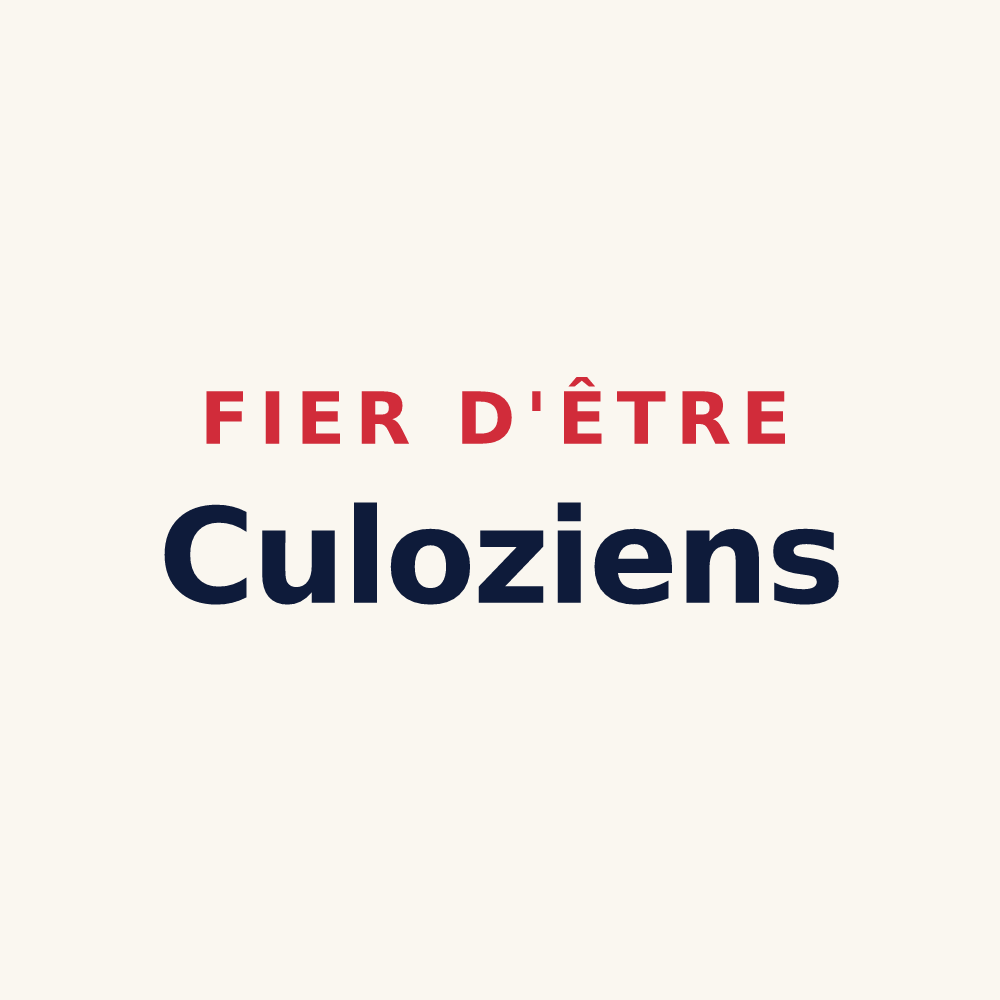 Tasse « Fier d'être Culoziens » — design pour Culoz-Béon