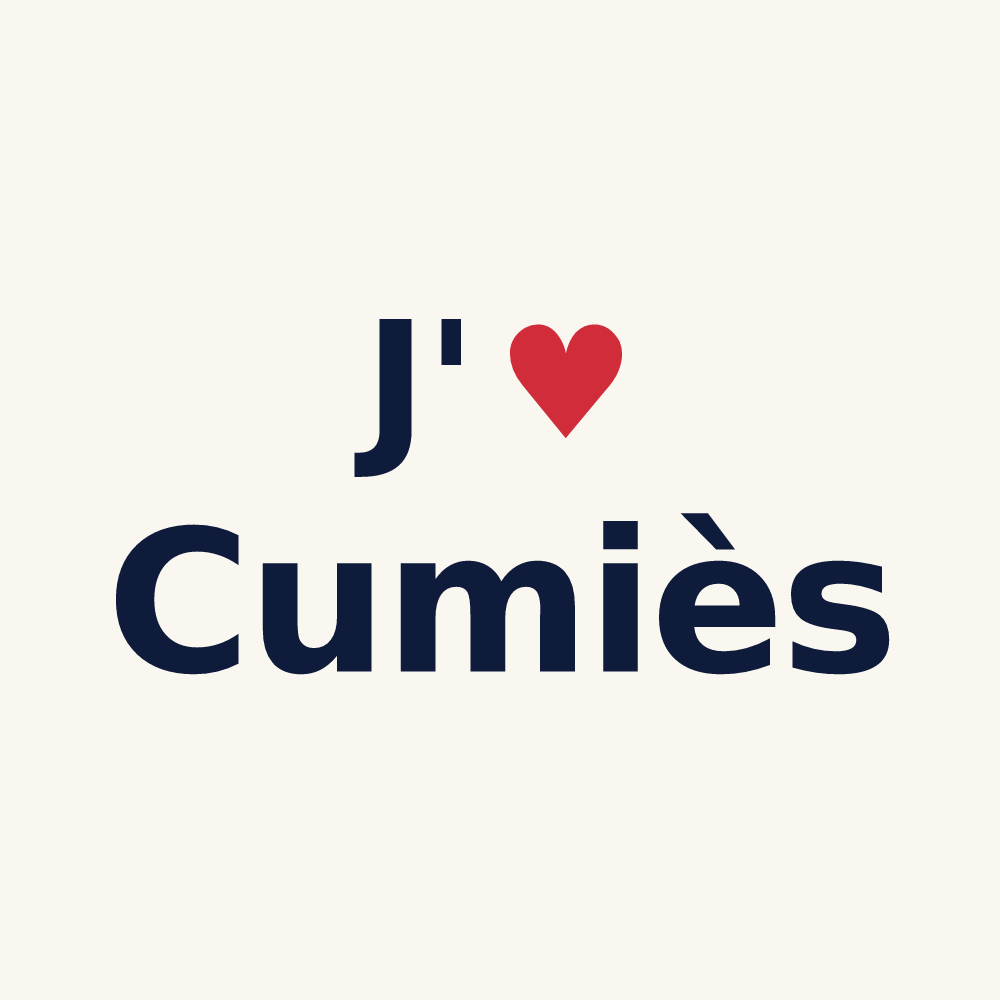Tasse personnalisée Cumiès — design J'aime Cumiès