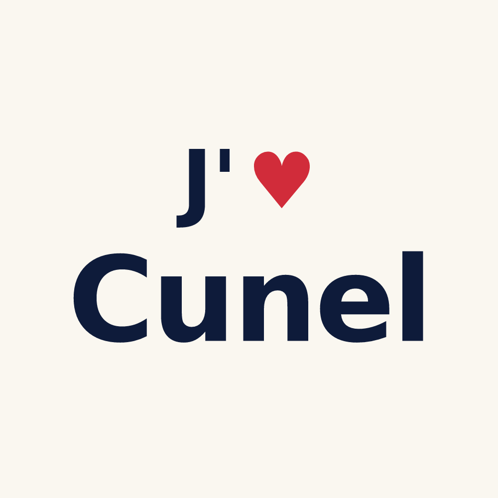 Tasse personnalisée Cunel — design J'aime Cunel