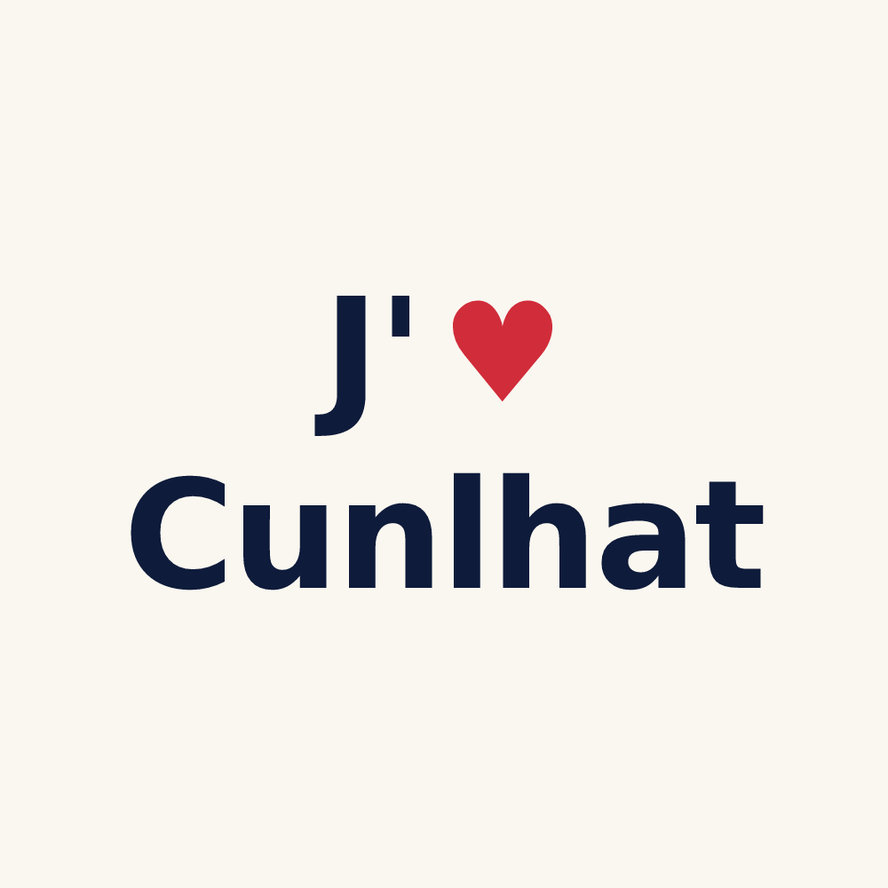 Tasse personnalisée Cunlhat — design J'aime Cunlhat