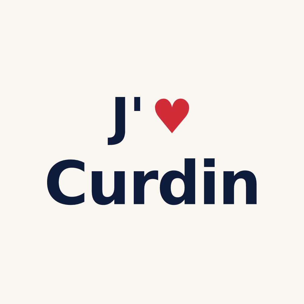 Tasse personnalisée Curdin — design J'aime Curdin
