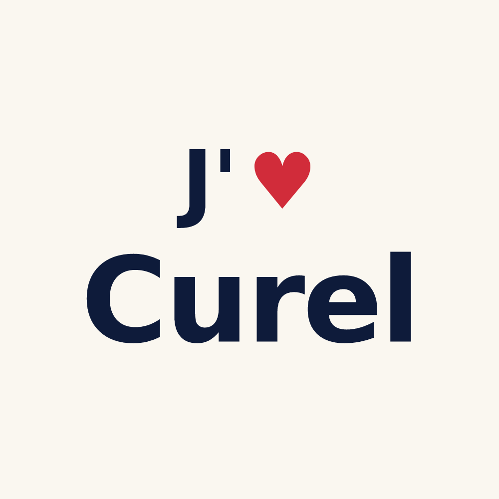 Tasse personnalisée Curel — design J'aime Curel