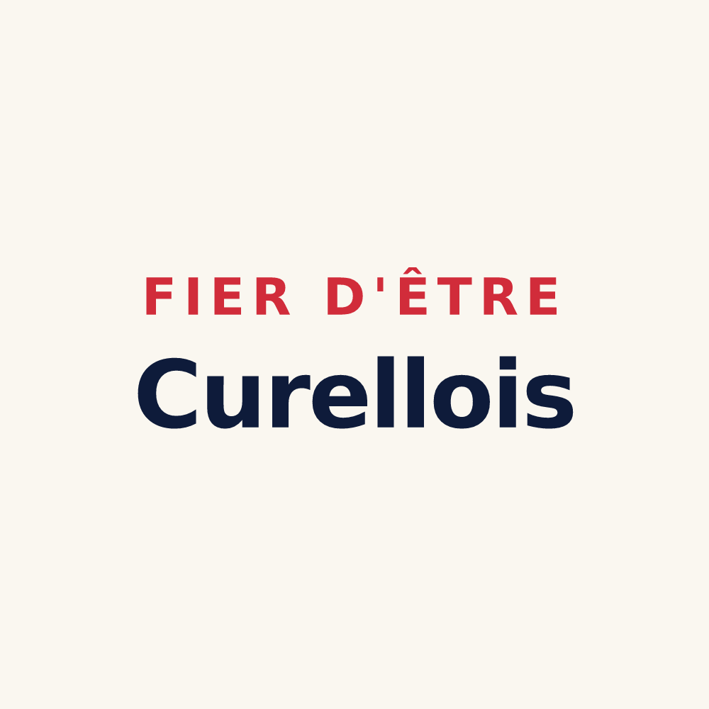 Tasse « Fier d'être Curellois » — design pour Curel