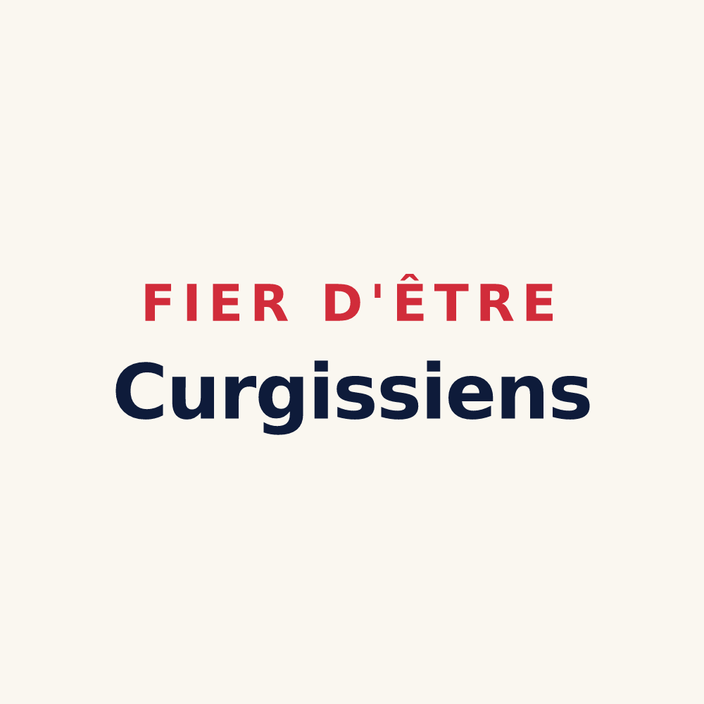 Tasse « Fier d'être Curgissiens » — design pour Curgies