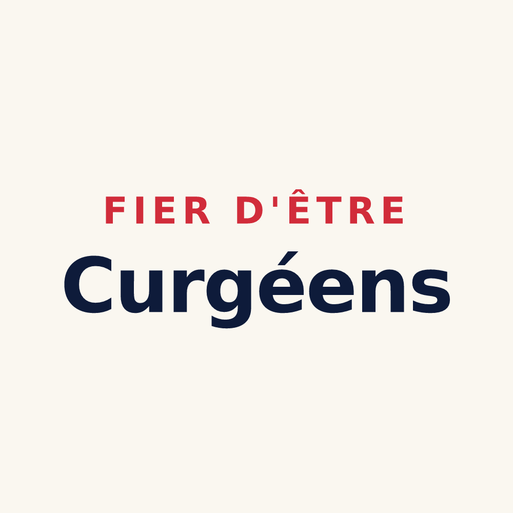 Tasse « Fier d'être Curgéens » — design pour Curgy