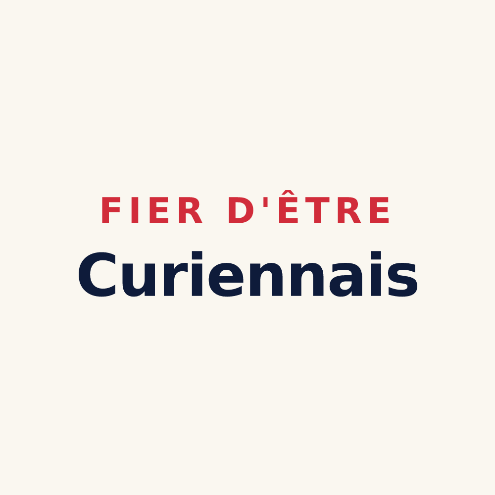 Tasse « Fier d'être Curiennais » — design pour Curienne