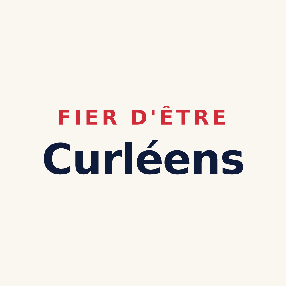 Tasse « Fier d'être Curléens » — design pour Curley