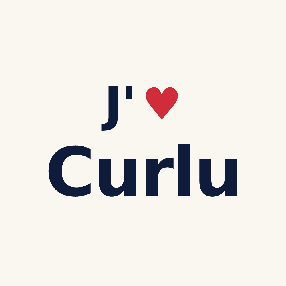 Tasse personnalisée Curlu — design J'aime Curlu