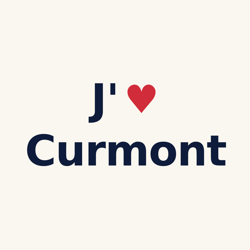 Tasse personnalisée Curmont — design J'aime Curmont
