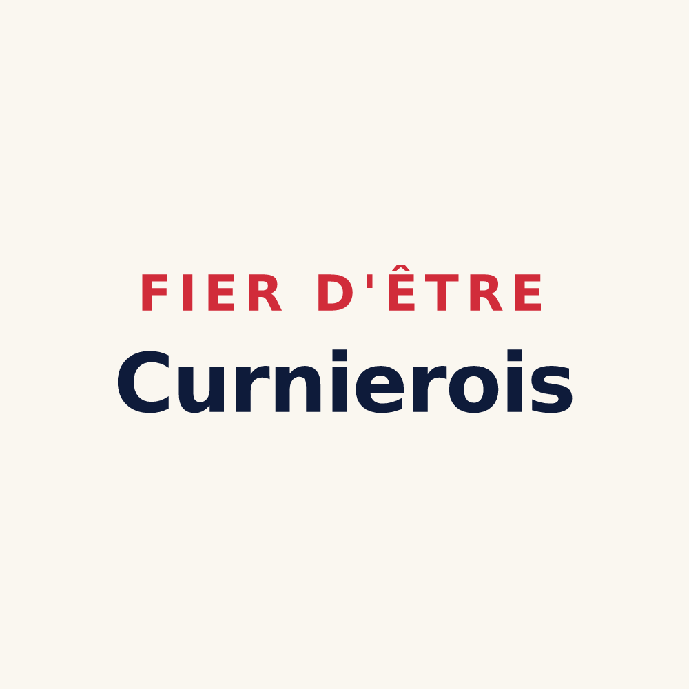 Tasse « Fier d'être Curnierois » — design pour Curnier