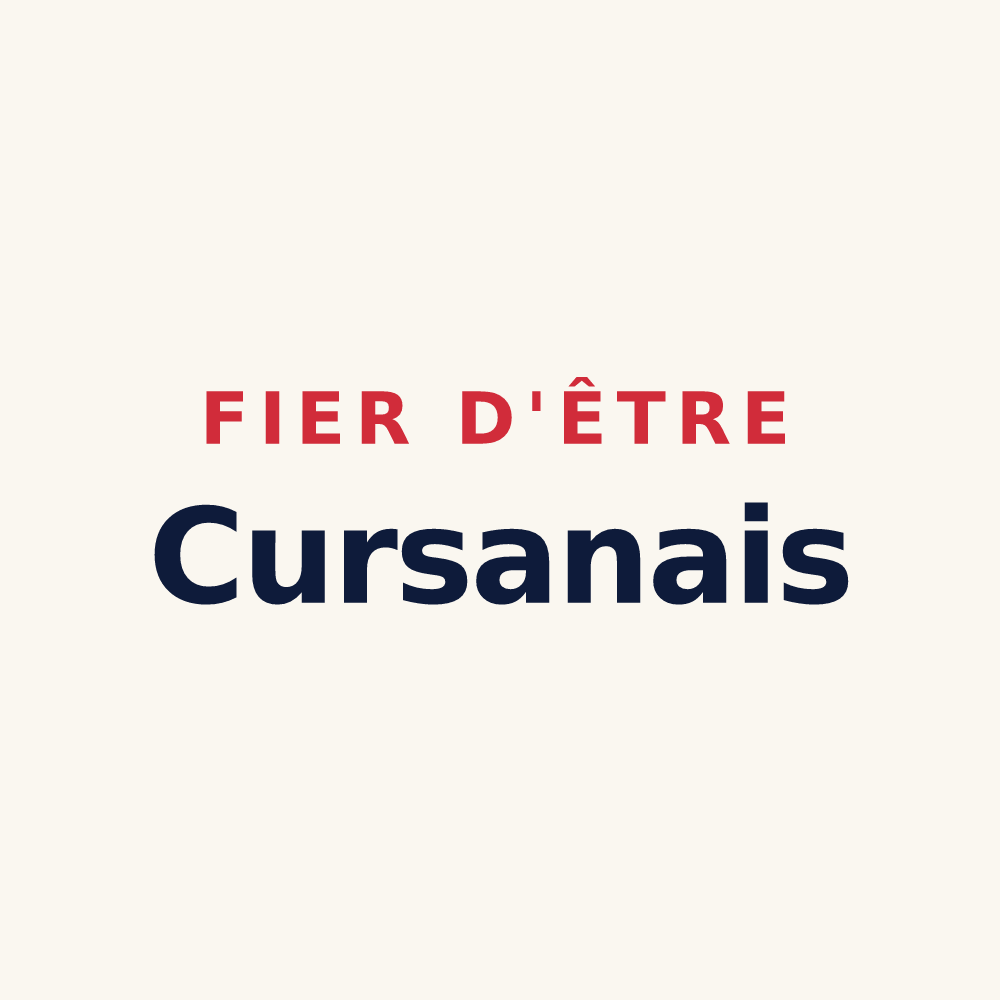 Tasse « Fier d'être Cursanais » — design pour Cursan