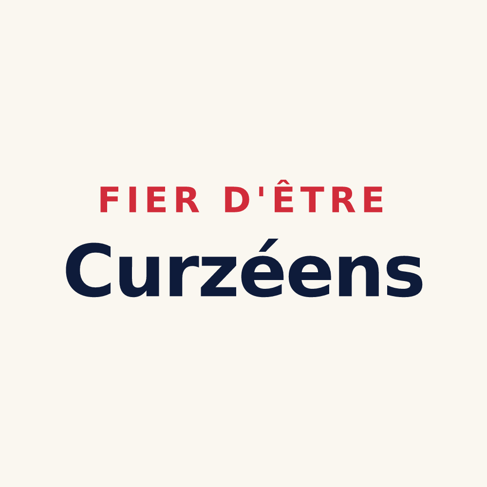 Tasse « Fier d'être Curzéens » — design pour Curzay-sur-Vonne