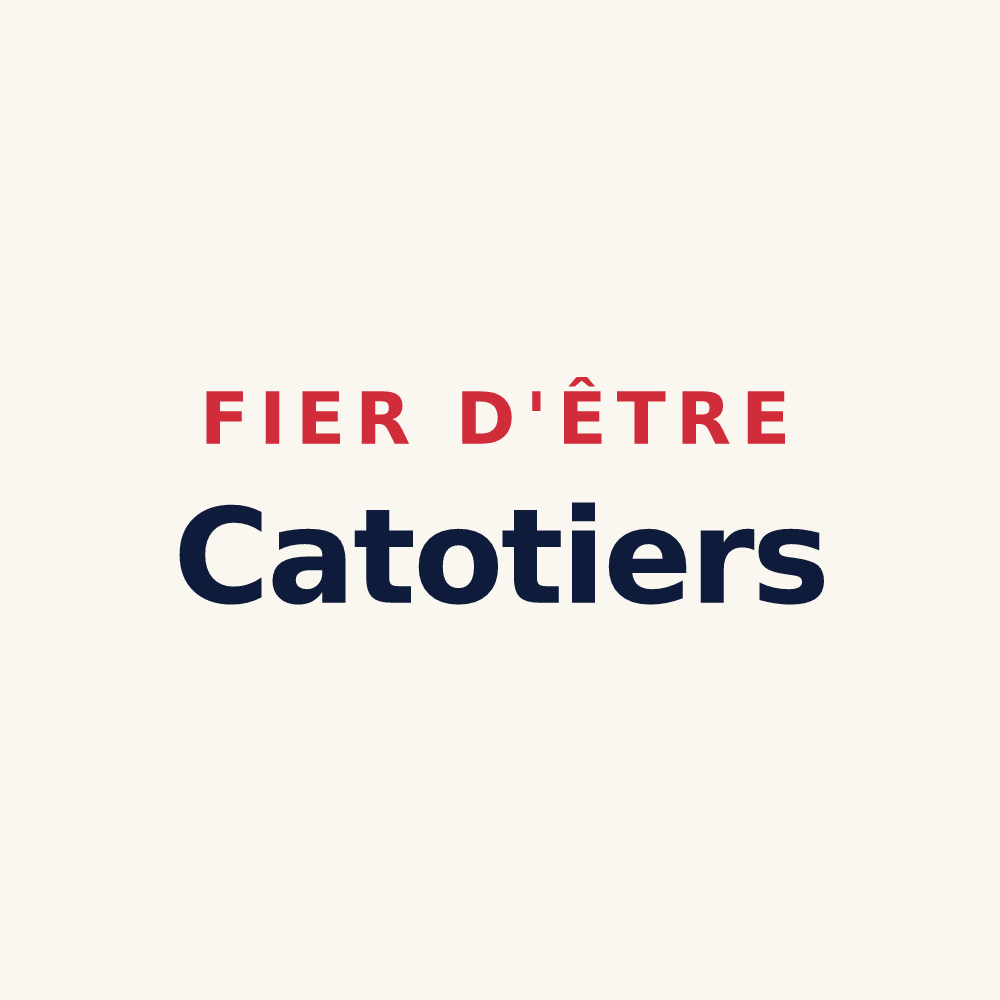 Tasse « Fier d'être Catotiers » — design pour Cusey