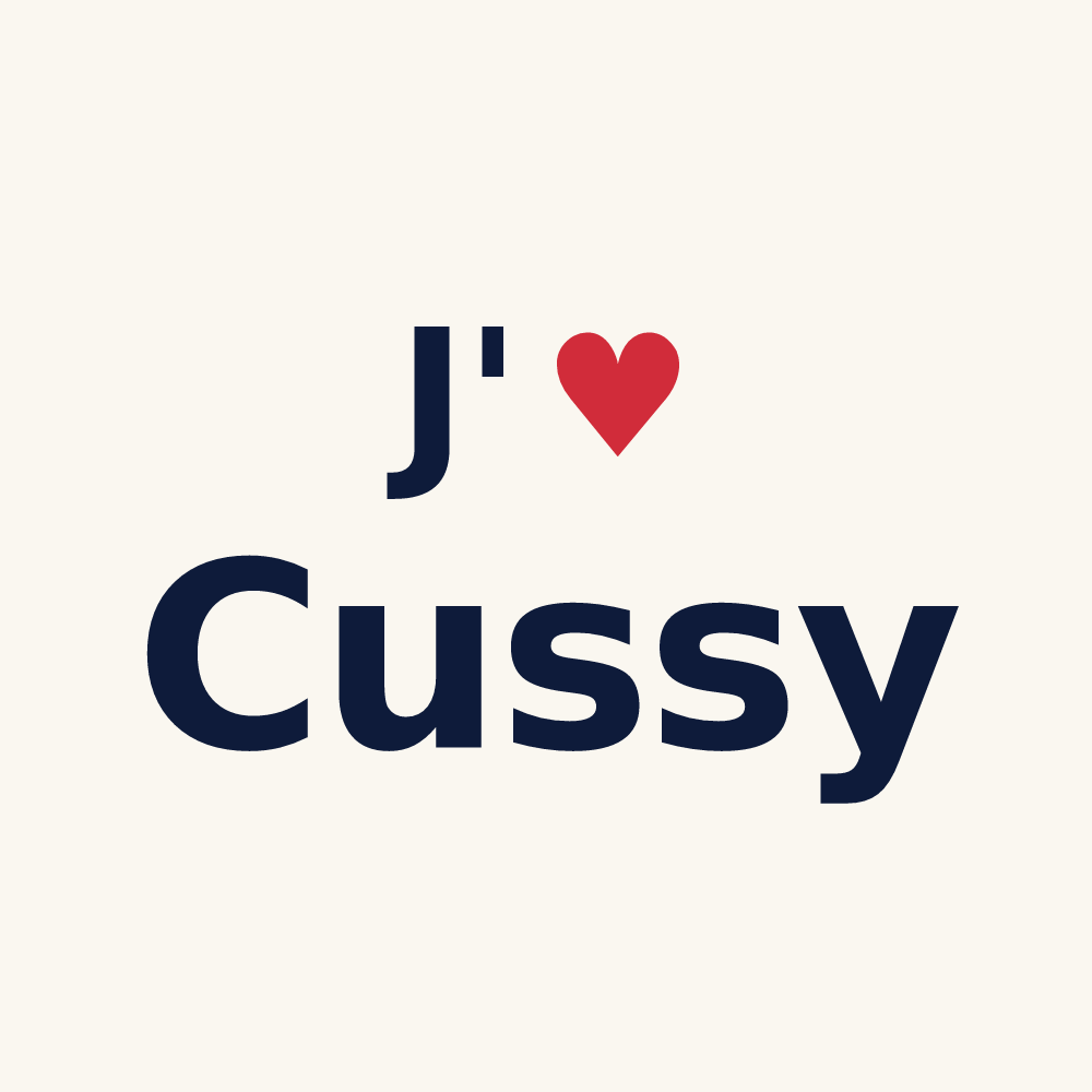 Tasse personnalisée Cussy — design J'aime Cussy