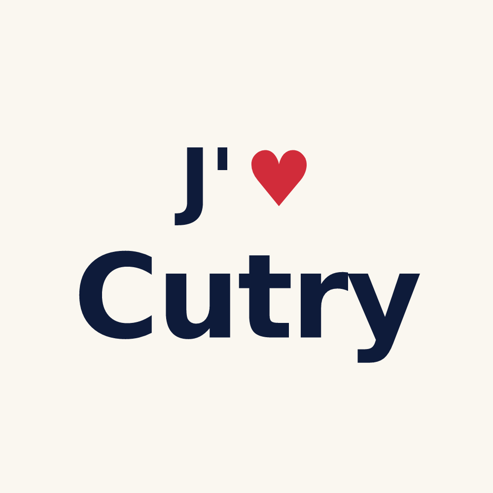 Tasse personnalisée Cutry — design J'aime Cutry