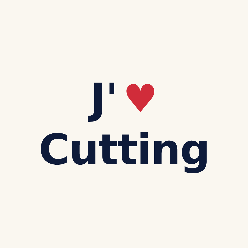 Tasse personnalisée Cutting — design J'aime Cutting