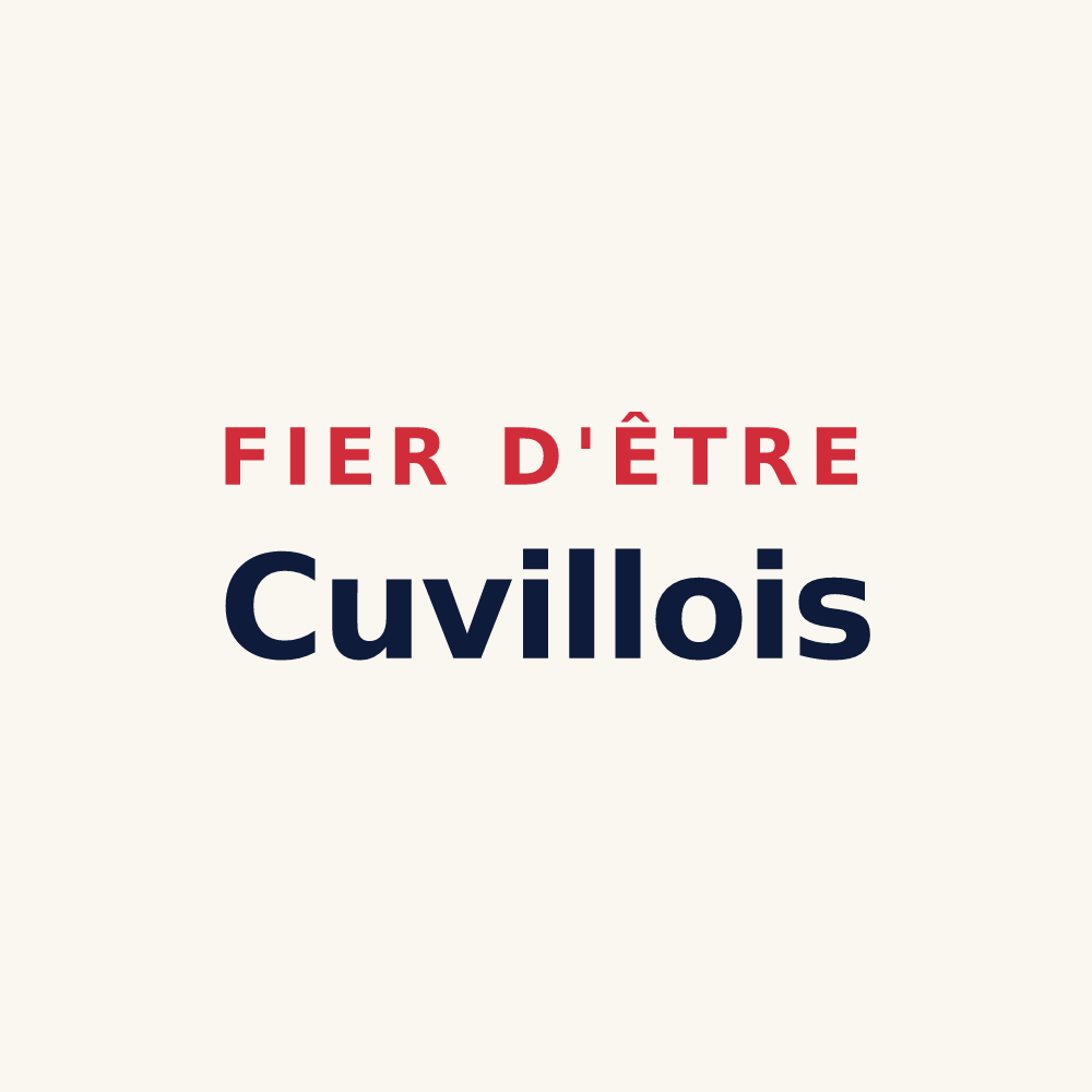 Tasse « Fier d'être Cuvillois » — design pour Cuvilly