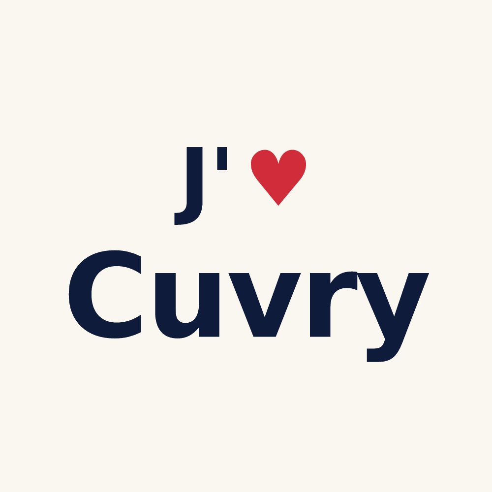 Tasse personnalisée Cuvry — design J'aime Cuvry