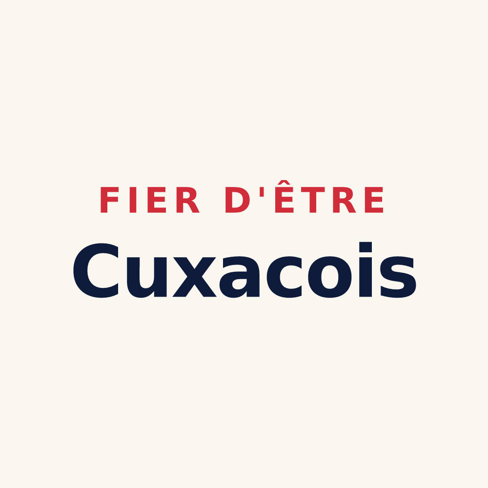 Tasse « Fier d'être Cuxacois » — design pour Cuxac-Cabardès