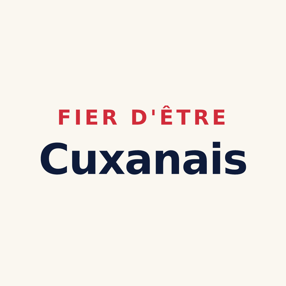 Tasse « Fier d'être Cuxanais » — design pour Cuxac-d'Aude