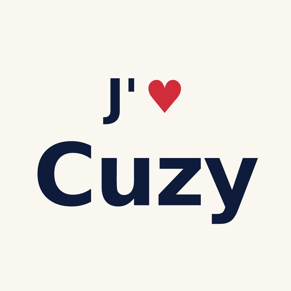 Tasse personnalisée Cuzy — design J'aime Cuzy