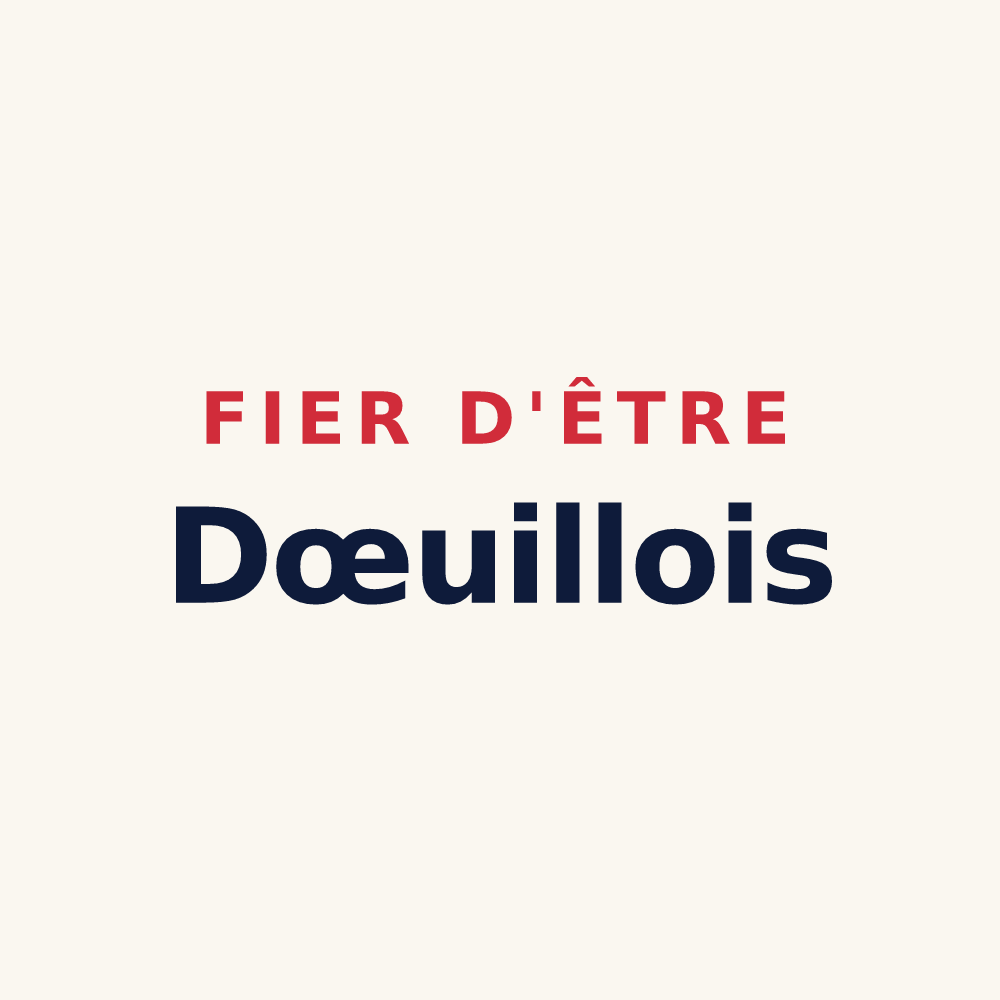 Tasse « Fier d'être Dœuillois » — design pour Dœuil-sur-le-Mignon