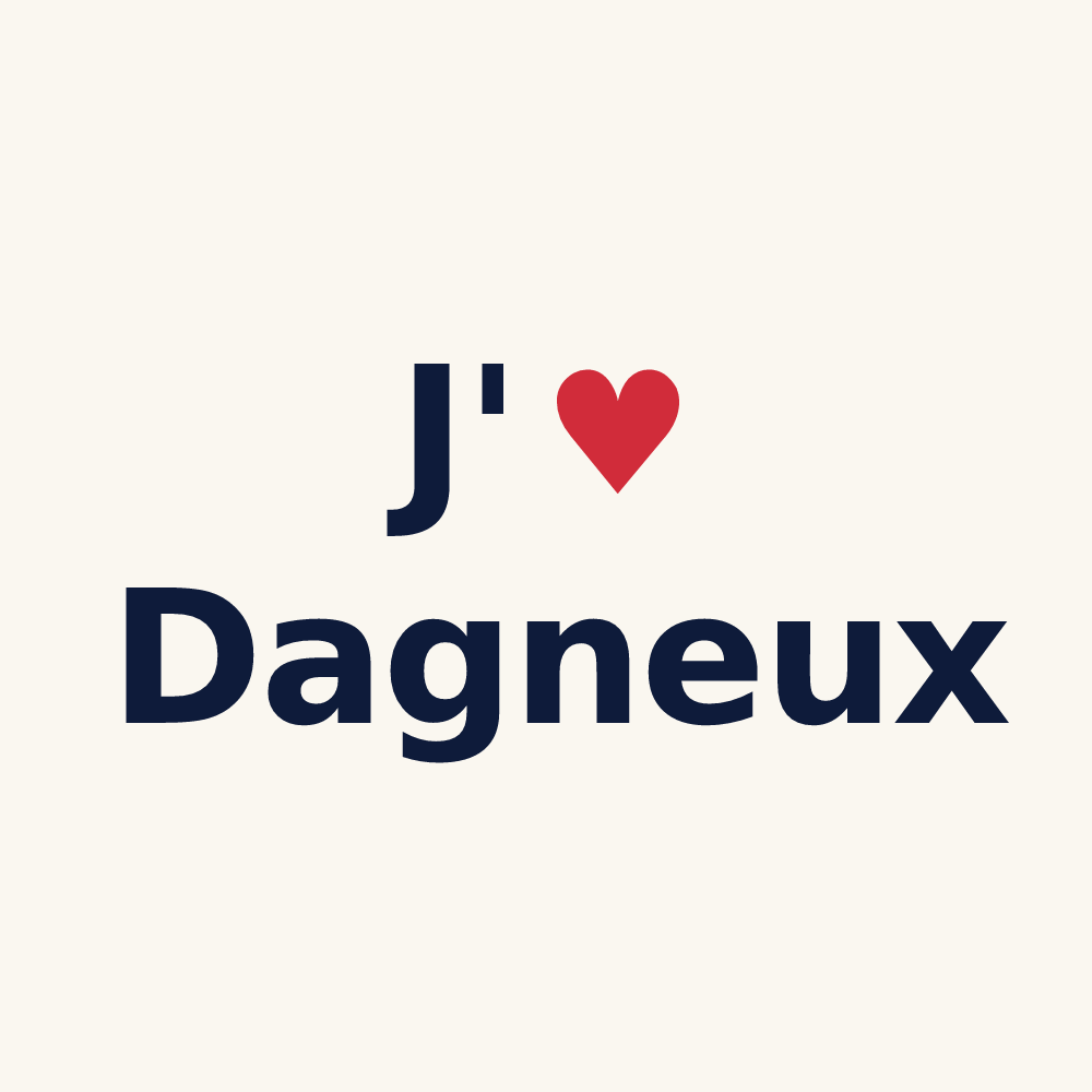Tasse personnalisée Dagneux — design J'aime Dagneux