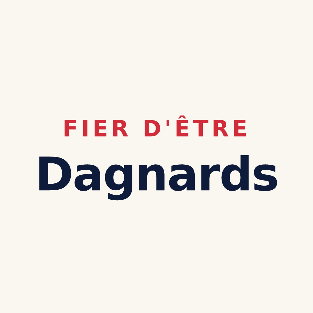 Tasse « Fier d'être Dagnards » — design pour Dagneux