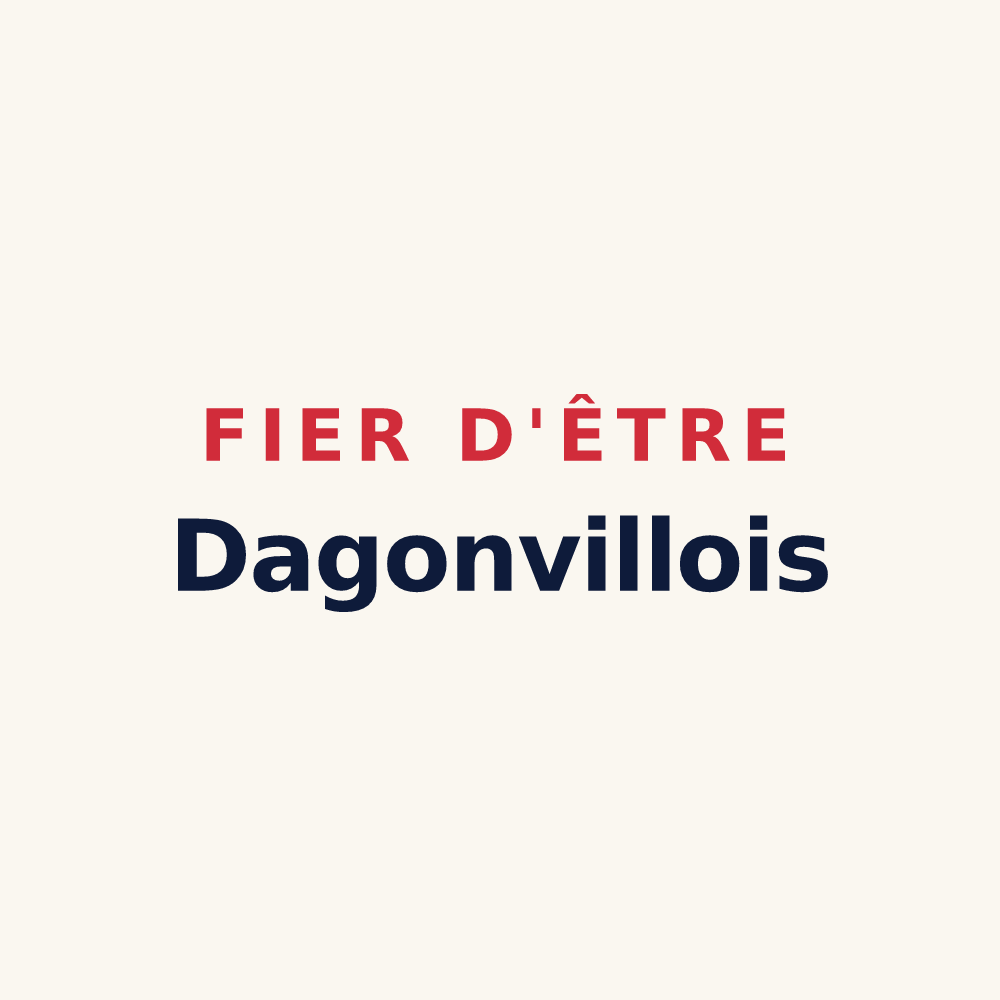 Tasse « Fier d'être Dagonvillois » — design pour Dagonville