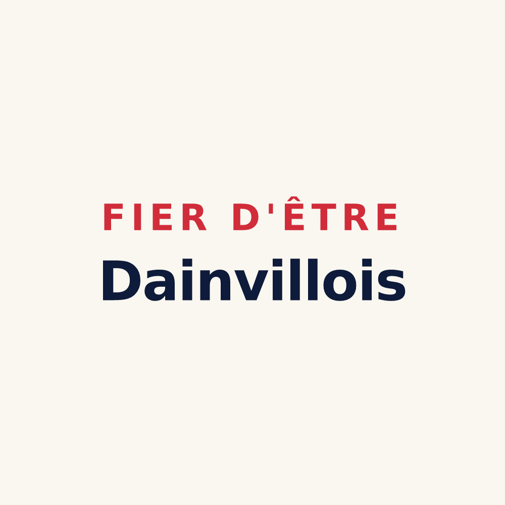 Tasse « Fier d'être Dainvillois » — design pour Dainville-Bertheléville