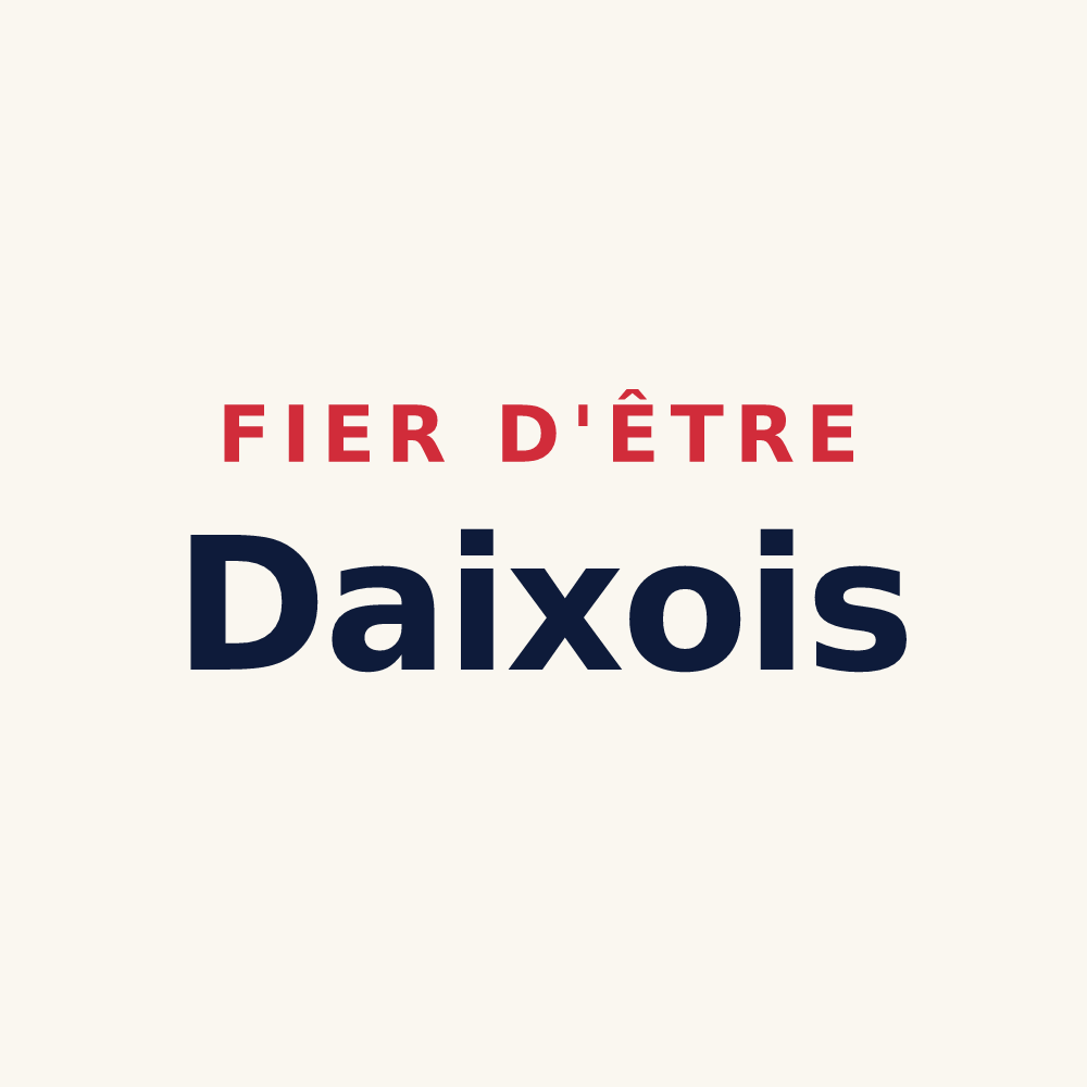 Tasse « Fier d'être Daixois » — design pour Daix