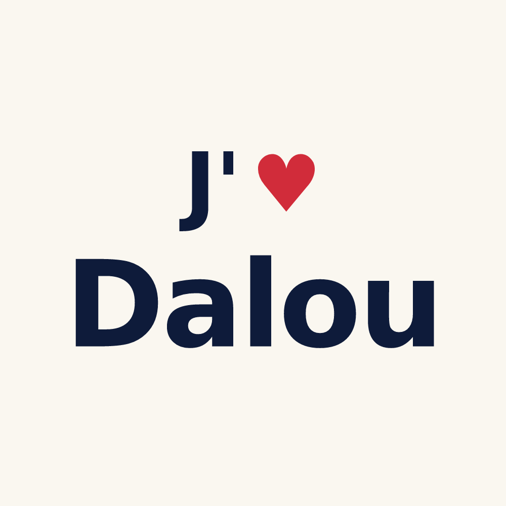 Tasse personnalisée Dalou — design J'aime Dalou