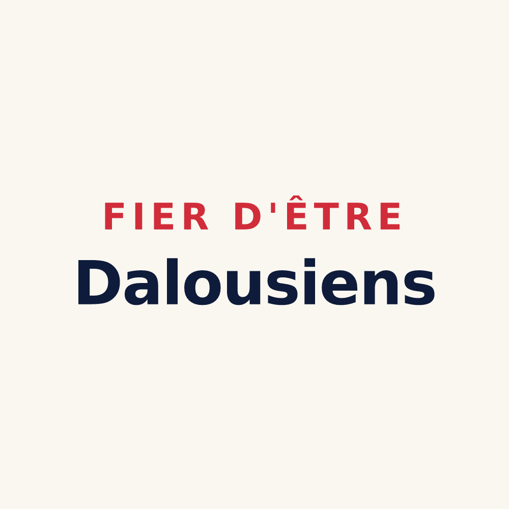Tasse « Fier d'être Dalousiens » — design pour Dalou