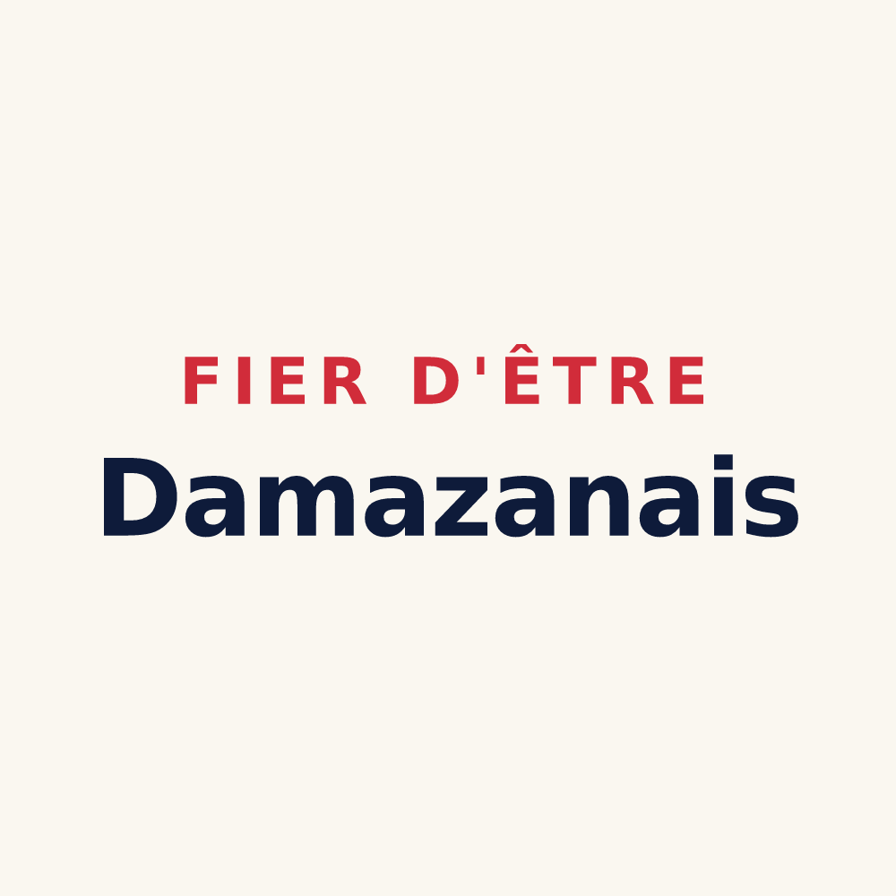 Tasse « Fier d'être Damazanais » — design pour Damazan