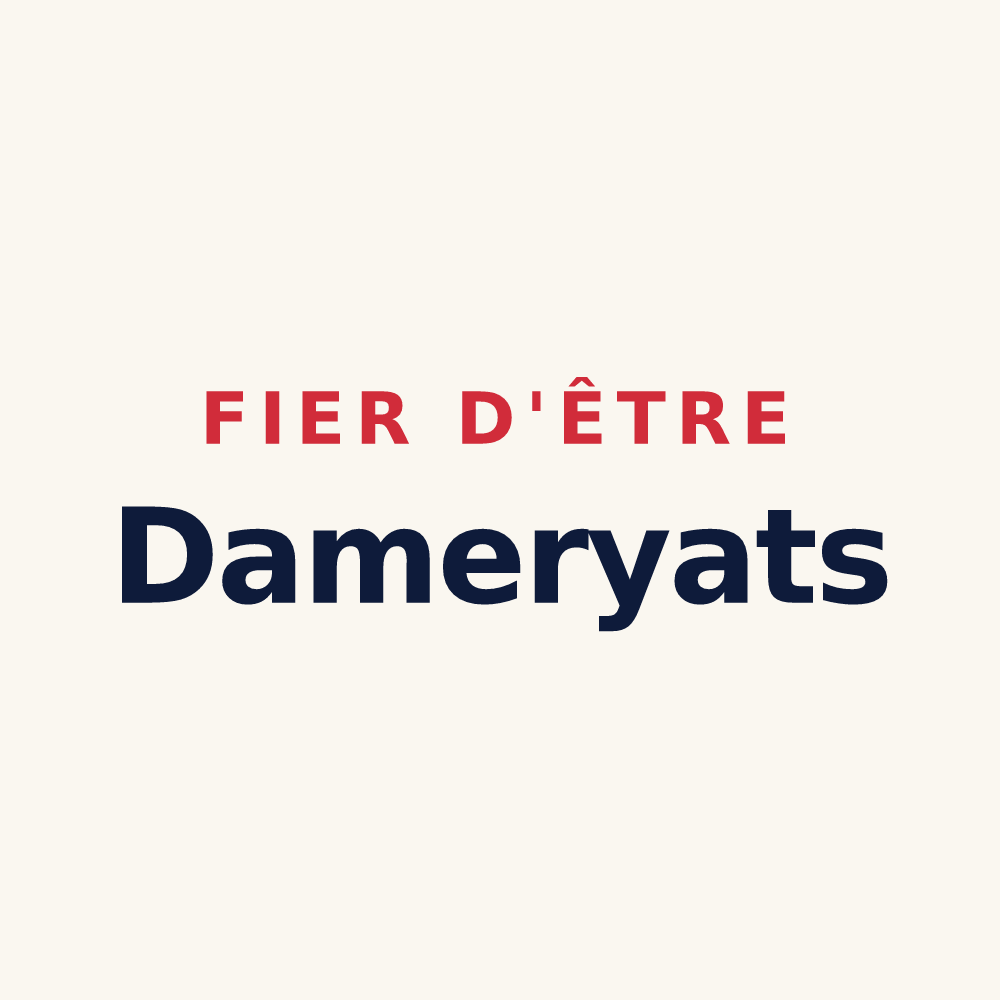Tasse « Fier d'être Dameryats » — design pour Damery