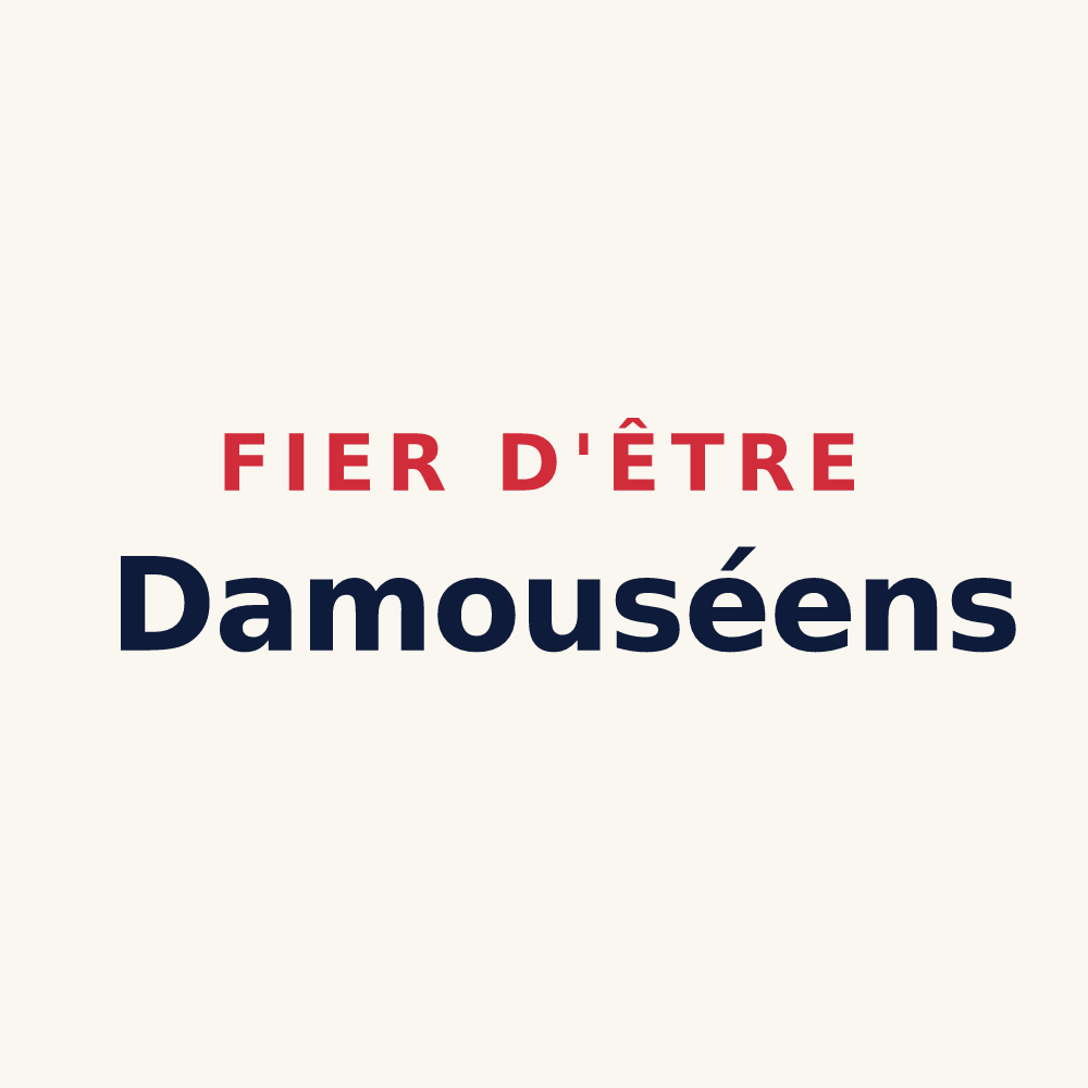 Tasse « Fier d'être Damouséens » — design pour Damousies