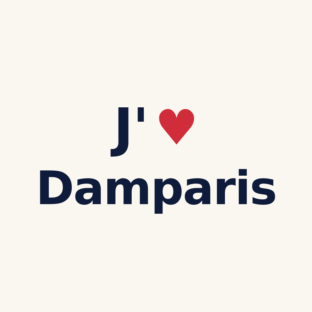 Tasse personnalisée Damparis — design J'aime Damparis