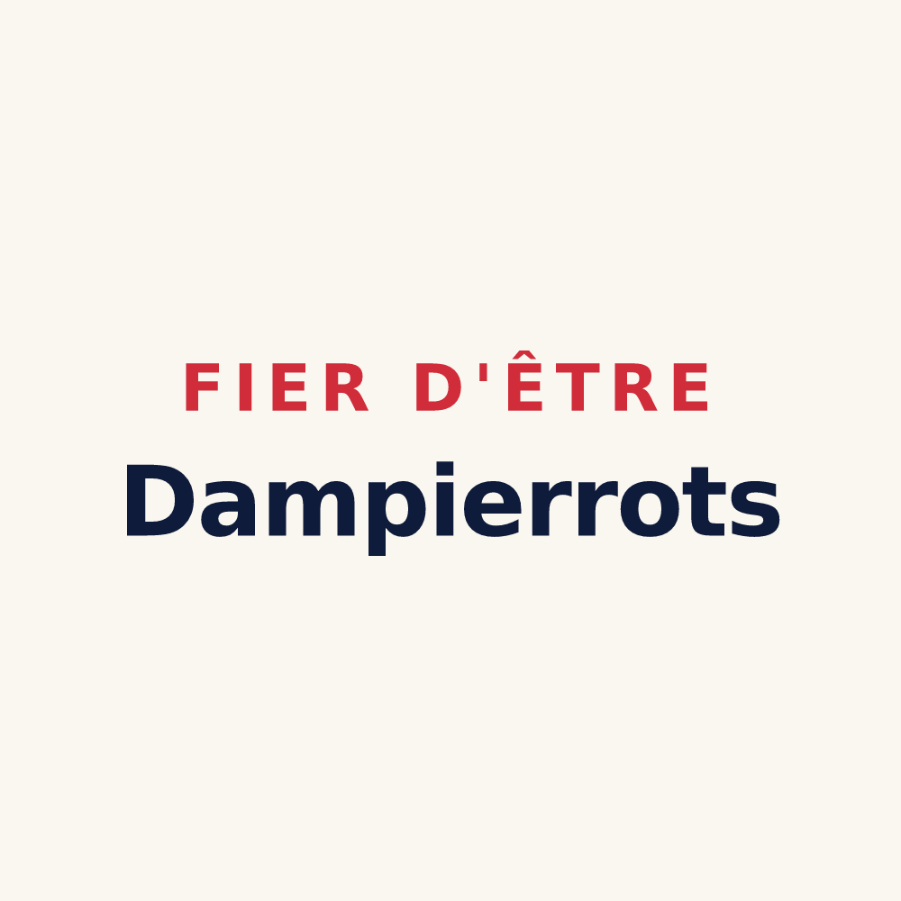Tasse « Fier d'être Dampierrots » — design pour Dampierre-sur-Moivre