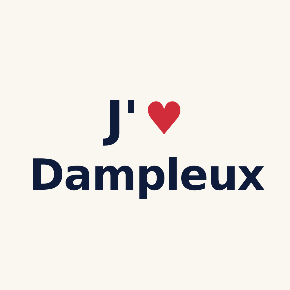 Tasse personnalisée Dampleux — design J'aime Dampleux