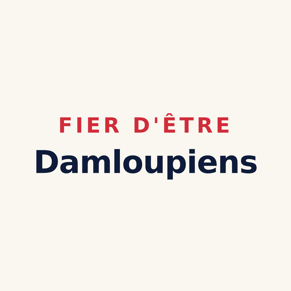 Tasse « Fier d'être Damloupiens » — design pour Dampleux