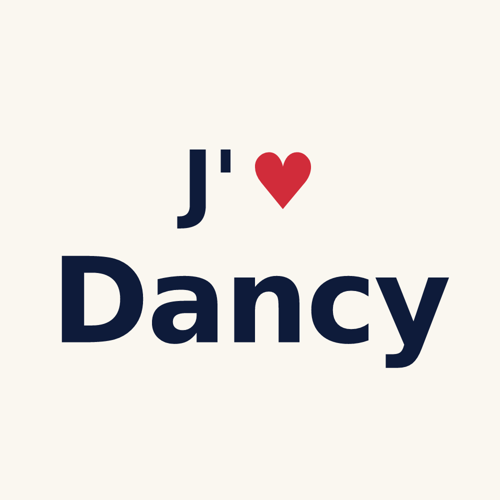 Tasse personnalisée Dancy — design J'aime Dancy