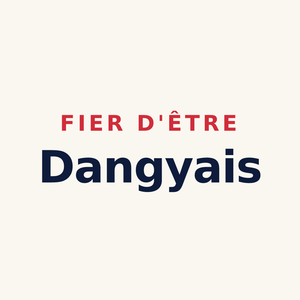 Tasse « Fier d'être Dangyais » — design pour Dangy