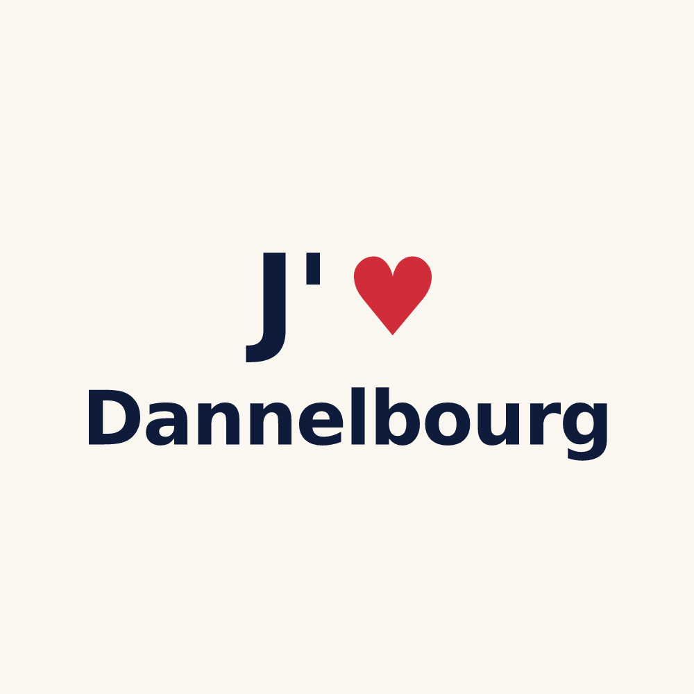 Tasse personnalisée Dannelbourg — design J'aime Dannelbourg