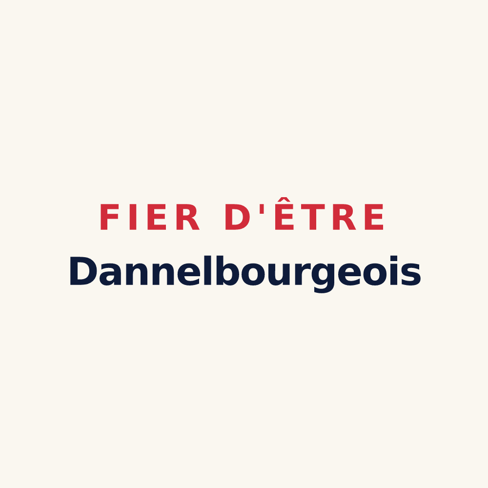 Tasse « Fier d'être Dannelbourgeois » — design pour Dannelbourg