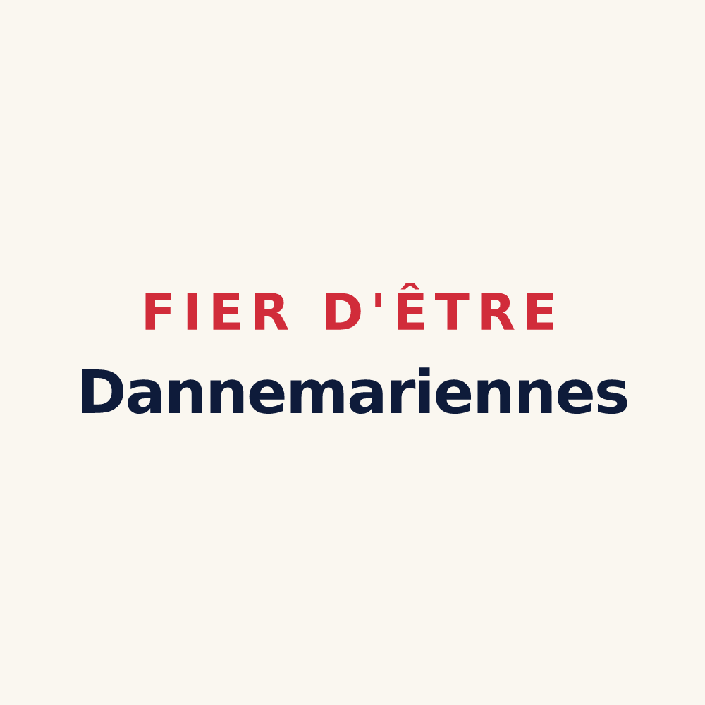 Tasse « Fier d'être Dannemariennes » — design pour Dannemarie