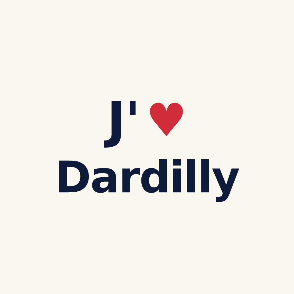 Tasse personnalisée Dardilly — design J'aime Dardilly