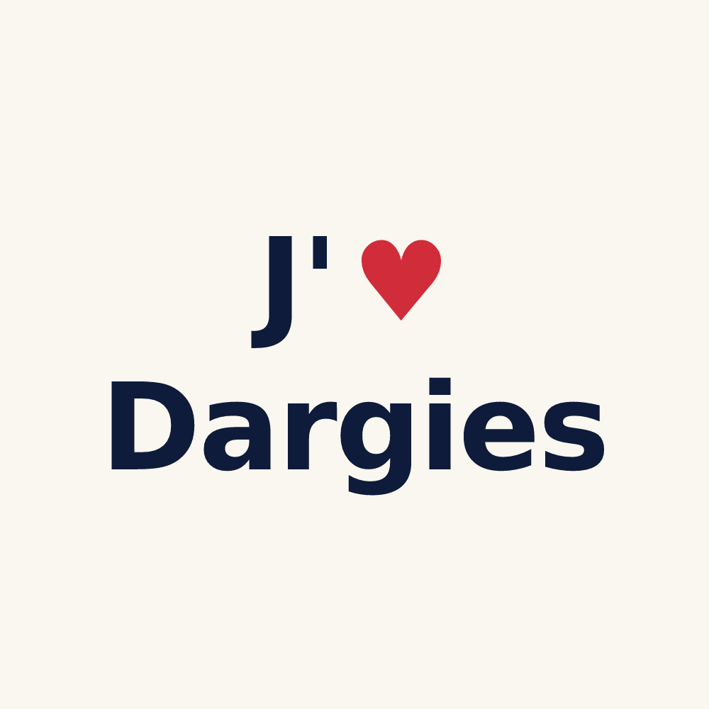Tasse personnalisée Dargies — design J'aime Dargies