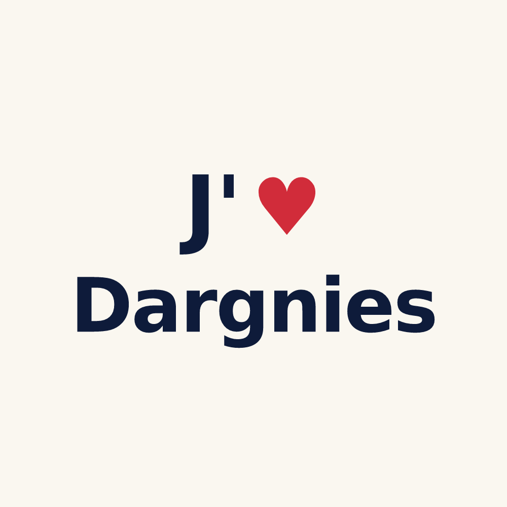 Tasse personnalisée Dargnies — design J'aime Dargnies