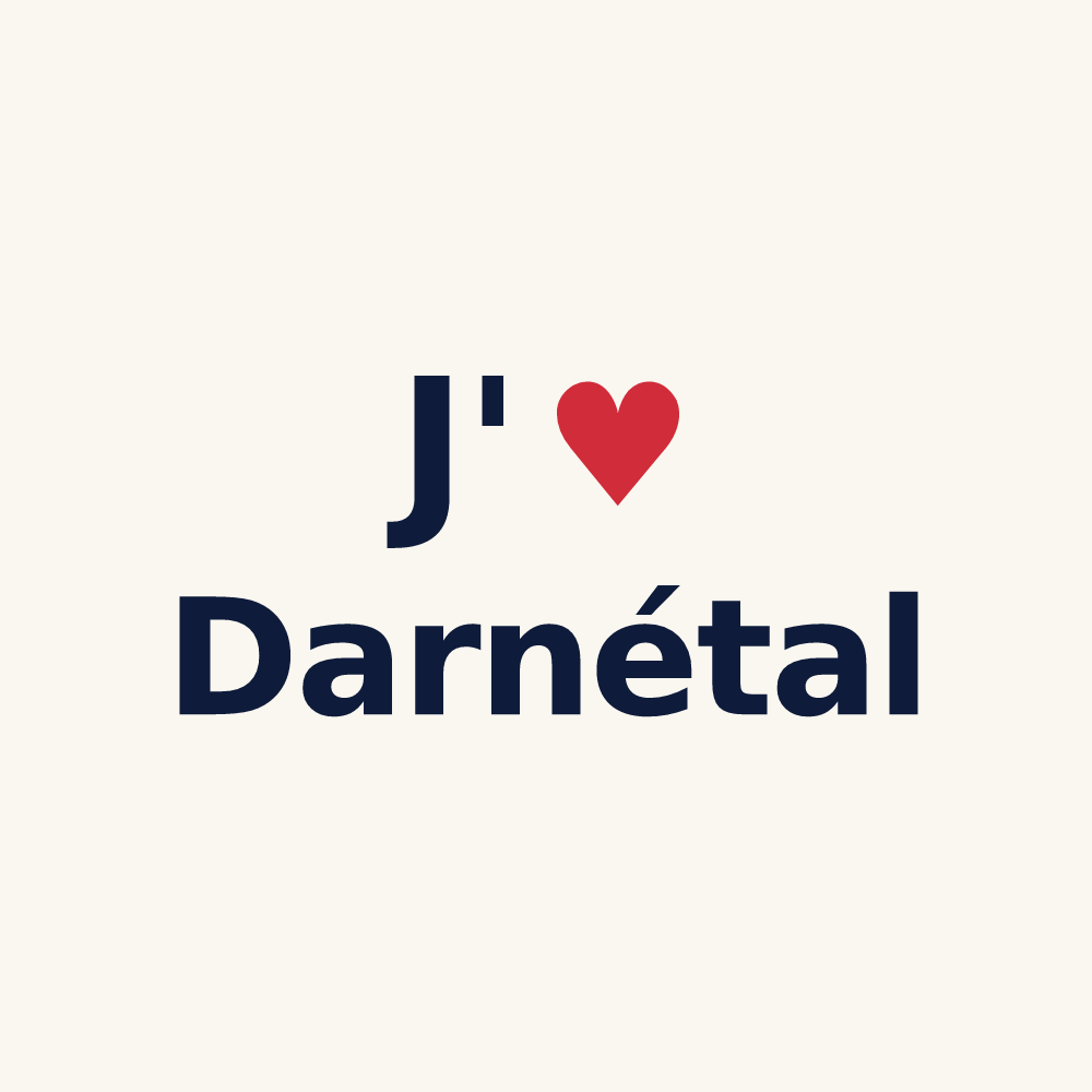 Tasse personnalisée Darnétal — design J'aime Darnétal