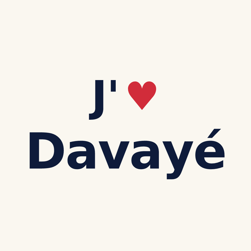 Tasse personnalisée Davayé — design J'aime Davayé